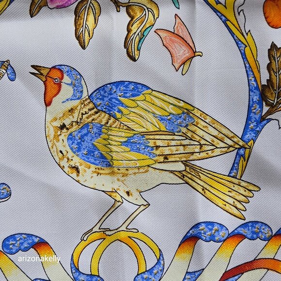 Hermès Silk Scarf Pierres d'Orient et d'Occident Scarf by Zoe Pauwels - Picture 9 of 16